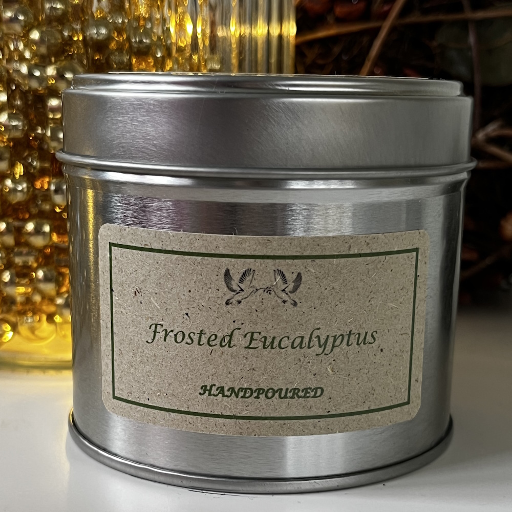 Frosted Eucalyptus Large Tin Dovecote Designs